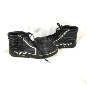 VANS Lightning Bolt Men's 12 Leather Sk*-Hi Skate Shoes